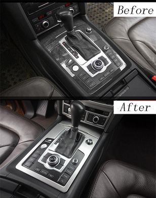 Комплект накладок передней панели салона для Audi Q7 (10-15 г.в.) тюнинг фото