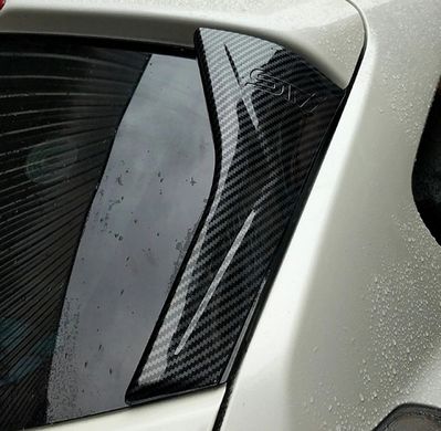 Боковые спойлера на заднее стекло Subaru XV (2018-...) тюнинг фото