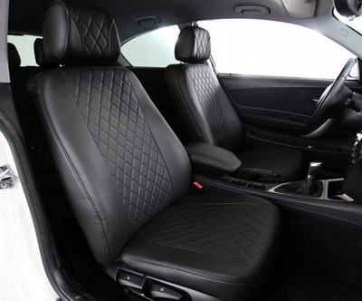 Чохли на сидіння зі штучної шкіри Audi A6 C5 рестайл седан (01-04 р.в.) тюнінг фото