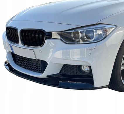 Накладка переднього бампера BMW F30 / F31 M-PERFORMANCE вар.2 (ABS-пластик) тюнінг фото