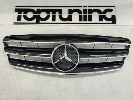 Решетка радиатора на MERCEDES W221 в стиле CL (05-09 г.в.) тюнинг фото