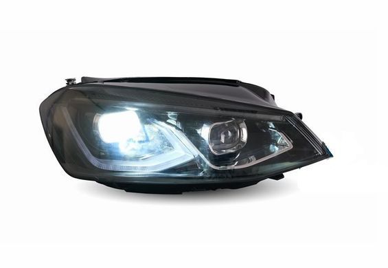 Оптика передня, фари на Volkswagen Golf 7 Full Led тюнінг фото