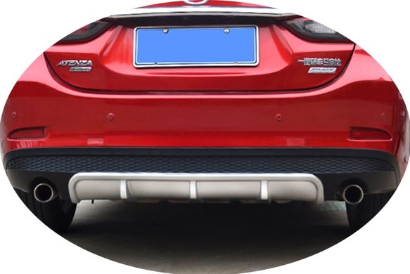Накладка на задній бампер Mazda 6 (12-18 р.в.) тюнінг фото