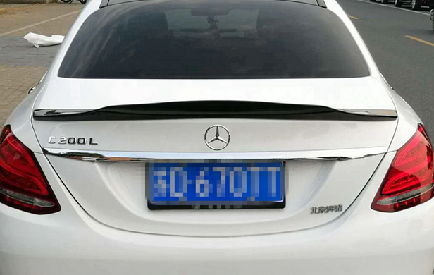 Спойлер багажника Mercedes W205 стиль Performance (ABS-пластик) тюнинг фото
