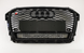 Решетка радиатора Audi A1 стиль RS1 с логотипом "Кватро" (14-18 г.в.) тюнинг фото