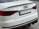 Спойлер на Audi A4 B9 стиль S4 чорний глянсовий ABS-пластик тюнінг фото