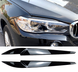 Реснички на BMW X5 F15 / X6 F16 черный глянец АБС тюнинг фото