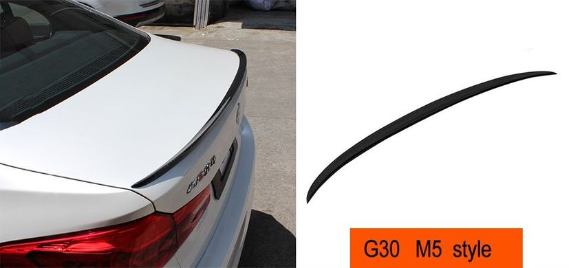 Спойлер для BMW 5 серії G30 стиль М5, карбон тюнінг фото