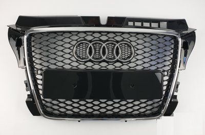 Решетка радиатора Audi A3 8P стиль RS3 (08-12 г.в.) тюнинг фото