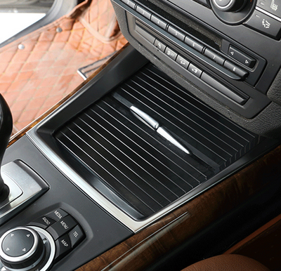 Накладка подстаканника BMW X5 E70 / X6 E71 хром тюнинг фото