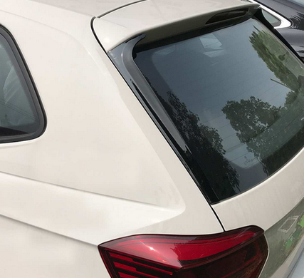 Боковые спойлера на заднее стекло VW Polo 5 (11-17 г.в.) тюнинг фото