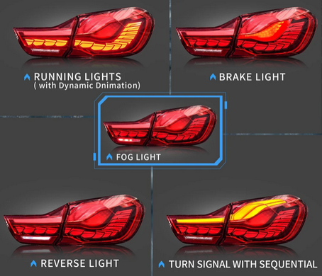 Оптика задня, ліхтарі BMW F32 / F36 / F82 (14-20 р.в.) тюнінг фото