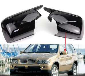 Накладки на дзеркала BMW X5 E53 в стиле M (полная замена) тюнинг фото