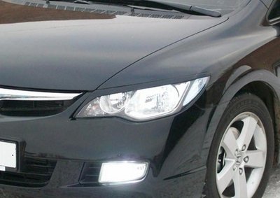 Реснички на Honda Civic 4D (2006-2012) тюнинг фото