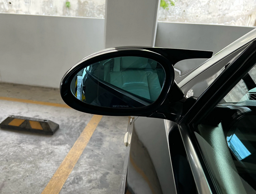 Накладки на зеркала BMW E90 / E91 / E92 / E93 под карбон, дорестайл тюнинг фото