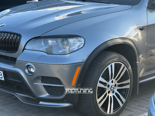 Передня накладка бампера BMW X5 Е70 Aero рестайл (10-13 р.в.) тюнінг фото