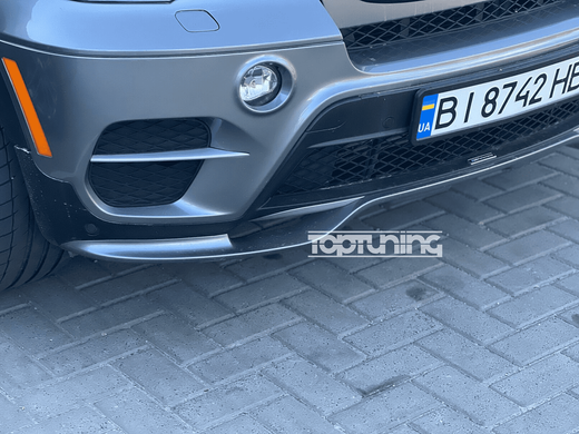 Передня накладка бампера BMW X5 Е70 Aero рестайл (10-13 р.в.) тюнінг фото