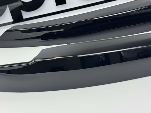 Накладки на фари, вії VW Touran II чорний глянець АБС (10-15 р.в.) тюнінг фото