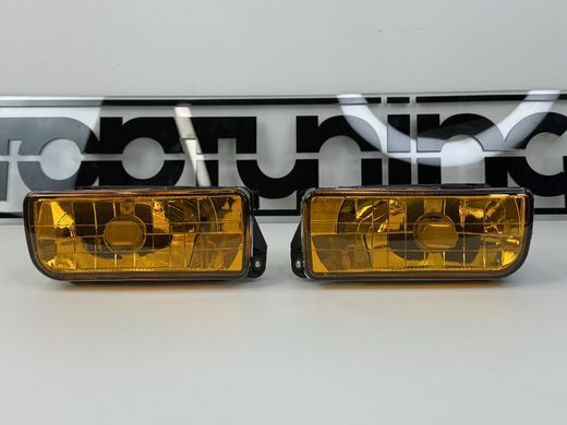 Противотуманные фары, ПТФ для BMW E36 (92-98 г.в.) желтые без ламп тюнинг фото