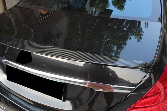 Спойлер багажника Mercedes W222 стиль AMG, карбон тюнинг фото