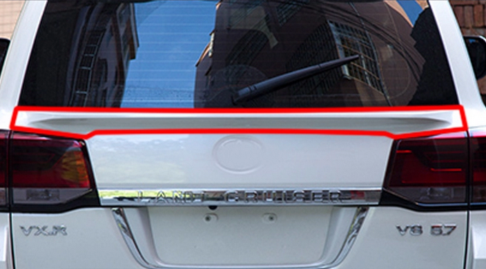 Спойлер під скло задніх дверей Toyota LC 200 (07-20 р.в.) тюнінг фото