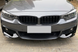 Накладки переднього бампера BMW 4 F32/F33/F36 ABS-пластик чорний глянець тюнінг фото