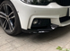 Накладки переднього бампера BMW 4 F32/F33/F36 ABS-пластик чорний глянець тюнінг фото