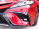 Накладки (спліттери) переднього бампера Toyota Camry (2018-2020) чорний глянець тюнінг фото