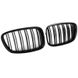 Решетка радиатора (ноздри) BMW 5 F07 GT стиль M черная матовая тюнинг фото
