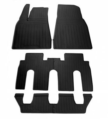 Автомобільні Килимки (6 шт) для Tesla Model X (7 Seats) (2015-...) тюнінг фото