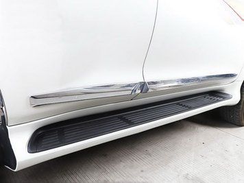 Пороги, подножки боковые Toyota LC Prado 150 (09-21 г.в.) тюнинг фото