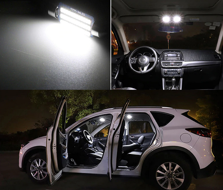 Світлодіодні лампи салону автомобіля Toyota LC 150 (09-20 р.в.) тюнінг фото