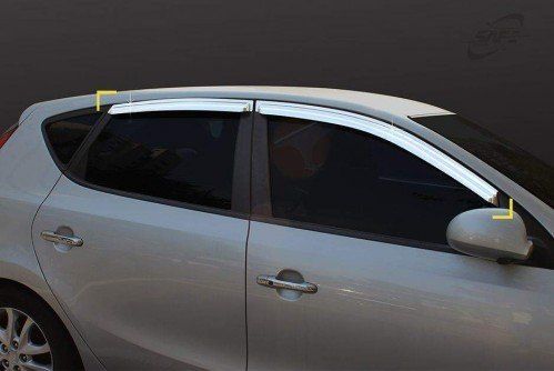 Дефлекторы окон ветровики Hyundai I30 Hb (07-11 г.в.) тюнинг фото