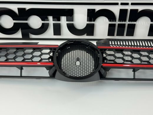 Решітка радіатора на Volkswagen GOLF 6 стиль GTI тюнінг фото
