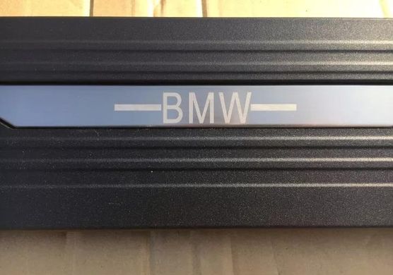 Пороги, подножки боковые BMW X4 G02 с выездным механизмом тюнинг фото