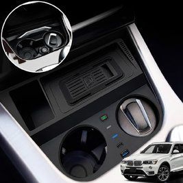 Бездротовий чарджер BMW X3 F25 / X4 F26 (14-18 р.в.) тюнінг фото