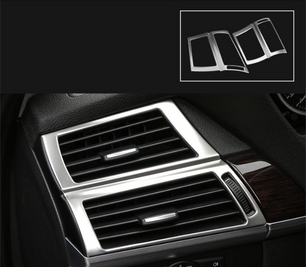 Накладки боковых кондиционеров салона BMW X5 E70 / X6 E71 тюнинг фото