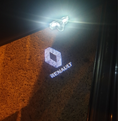 Подсветка дверей для Renault Koleos тюнинг фото