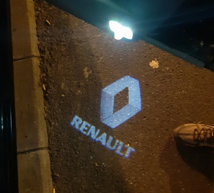 Підсвічування дверей для Renault Koleos тюнінг фото