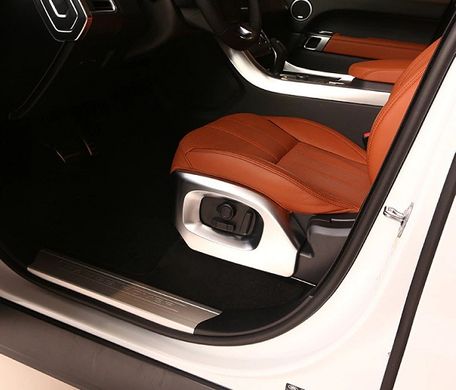 Накладки хромовані на сидіння Range Rover Vogue L405 / Sport L494 тюнінг фото
