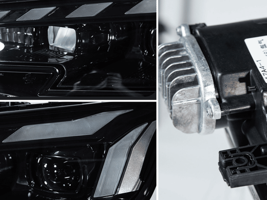Фары Audi A4 B9 LED, DRL тюнинг фото