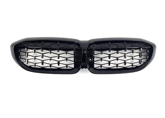 Решітка радіатора BMW G20 стиль Diamond Black (18-22 р.в.) тюнінг фото