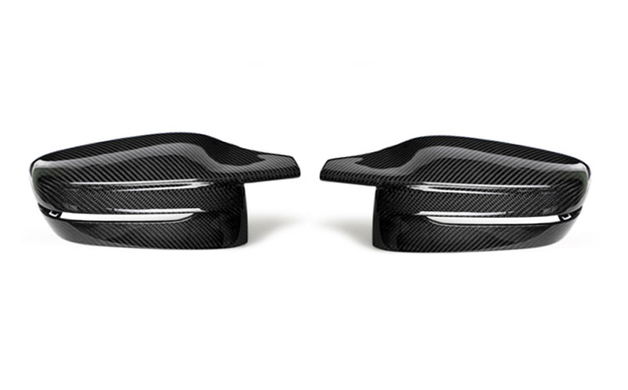 Накладки на зеркала BMW G20 / G30 / G32 / G11 / G12 стиль M2 карбон тюнинг фото