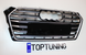 Решітка радіатора Ауді A5 в S5 стилі, чорна + хром (2016 -...) тюнінг фото