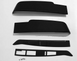 Спойлер на Фольксваген T6 черный глянцевый ABS-пластик (роспашенка) тюнинг фото
