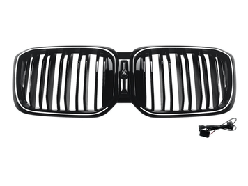 Решітка радіатор BMW X3 G01 X4 G02 рестайл з LED-стрічкою тюнінг фото