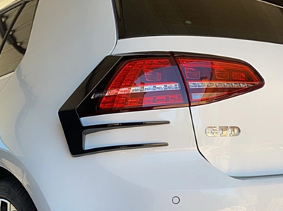 Боковые накладки заднего бампера VW Golf 7 GTI R GTD  тюнинг фото