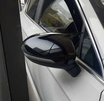 Накладки на дзеркала VW Passat B8, стиль М, чорні (14-18 р.в.) тюнінг фото