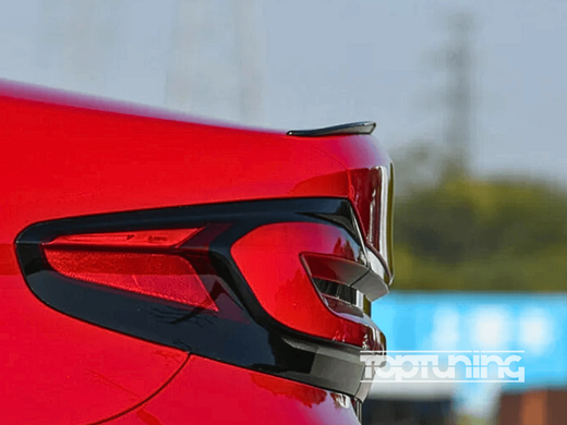 Спойлер на BMW G30 стиль M5 чорний глянсовий ABS-пластик тюнінг фото