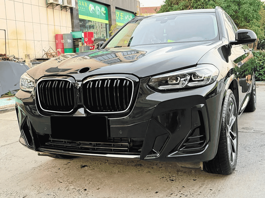 Решітка радіатор BMW X3 G01 X4 G02 рестайл з LED-стрічкою тюнінг фото